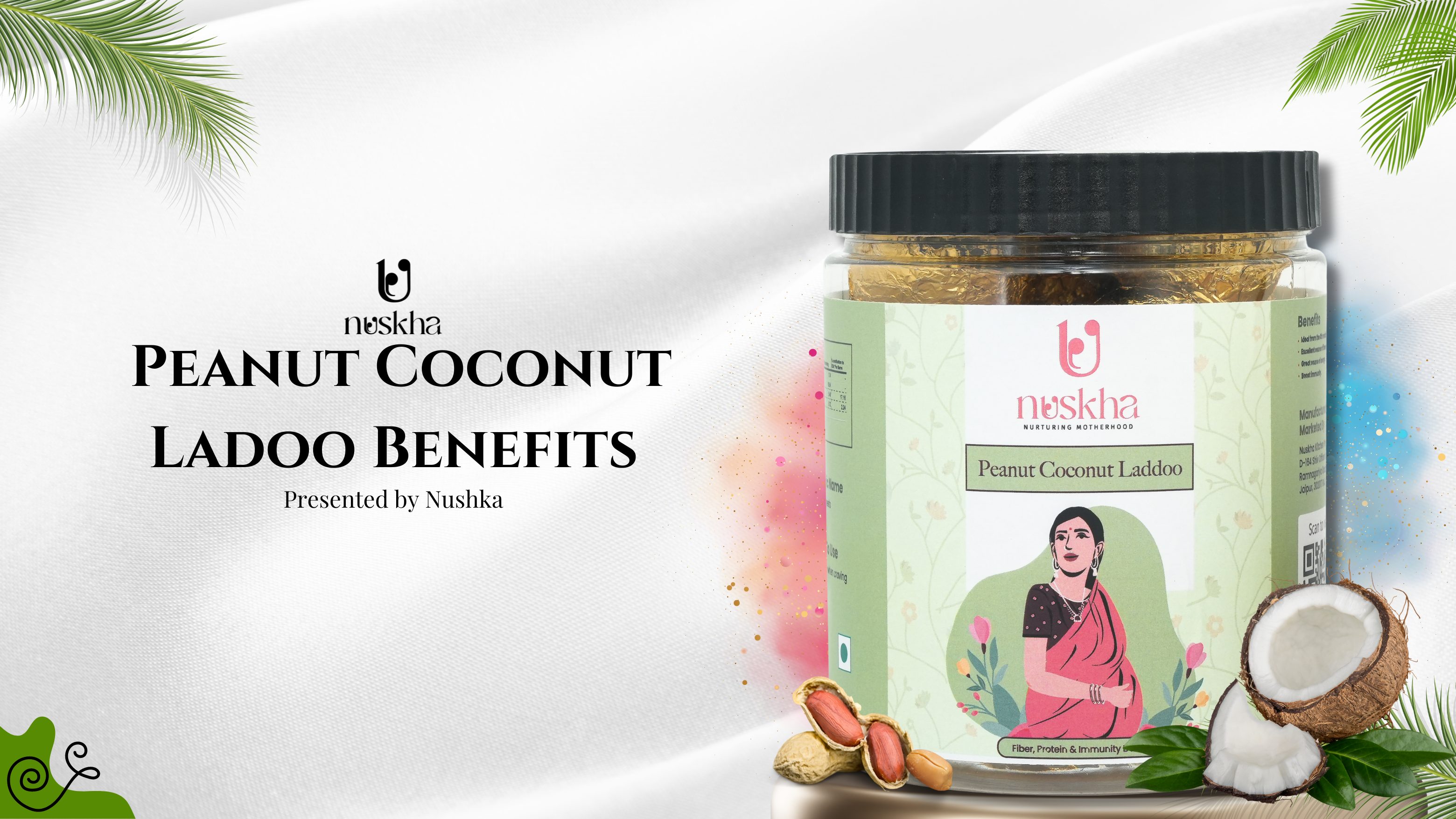 Peanut Coconut Ladoo Benefits Presented by Nushka