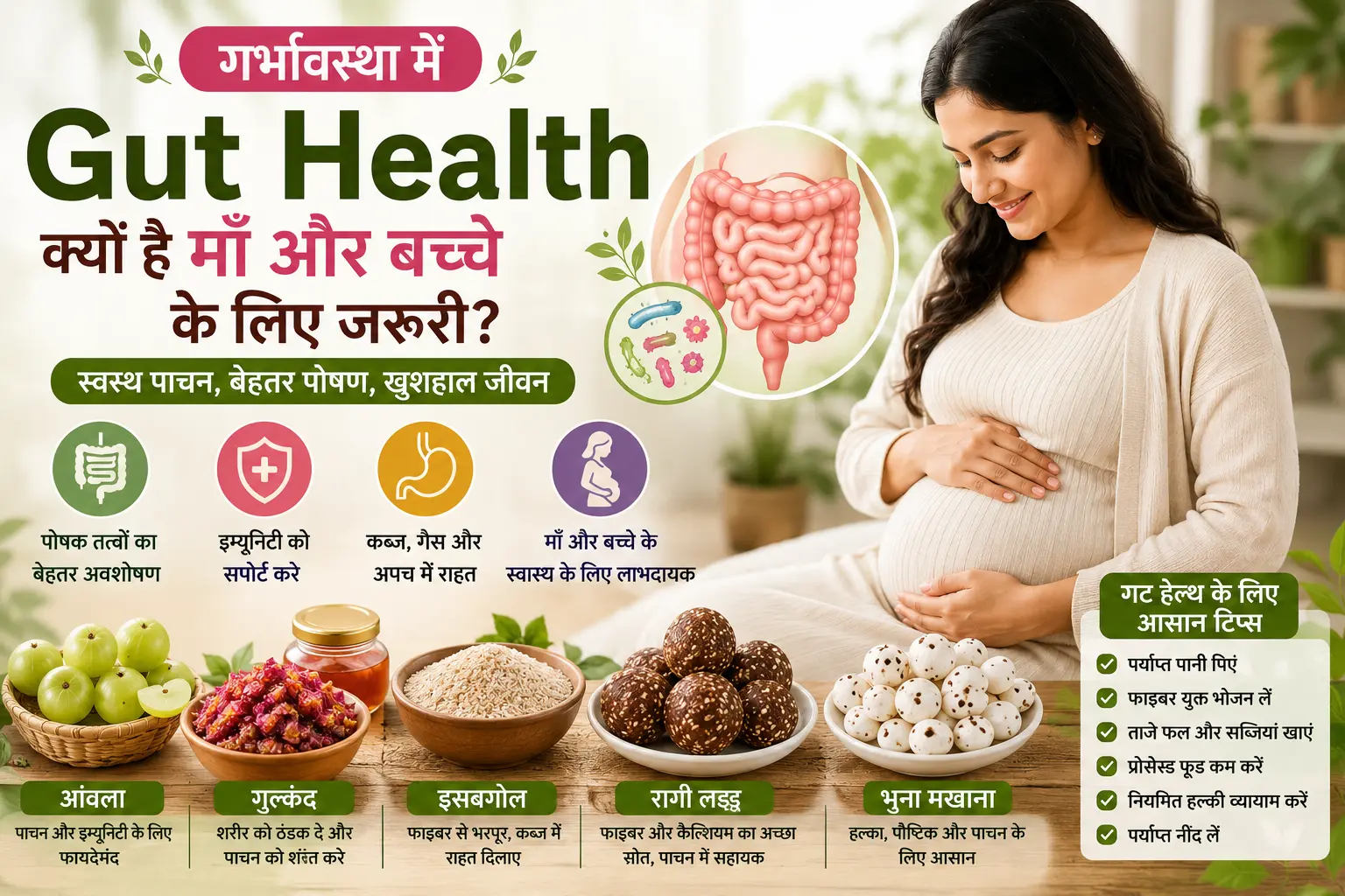 गर्भावस्था में Gut Health क्यों बन रही है सबसे बड़ी हेल्थ ट्रेंड? जानिए मां और बच्चे के लिए इसके फायदे