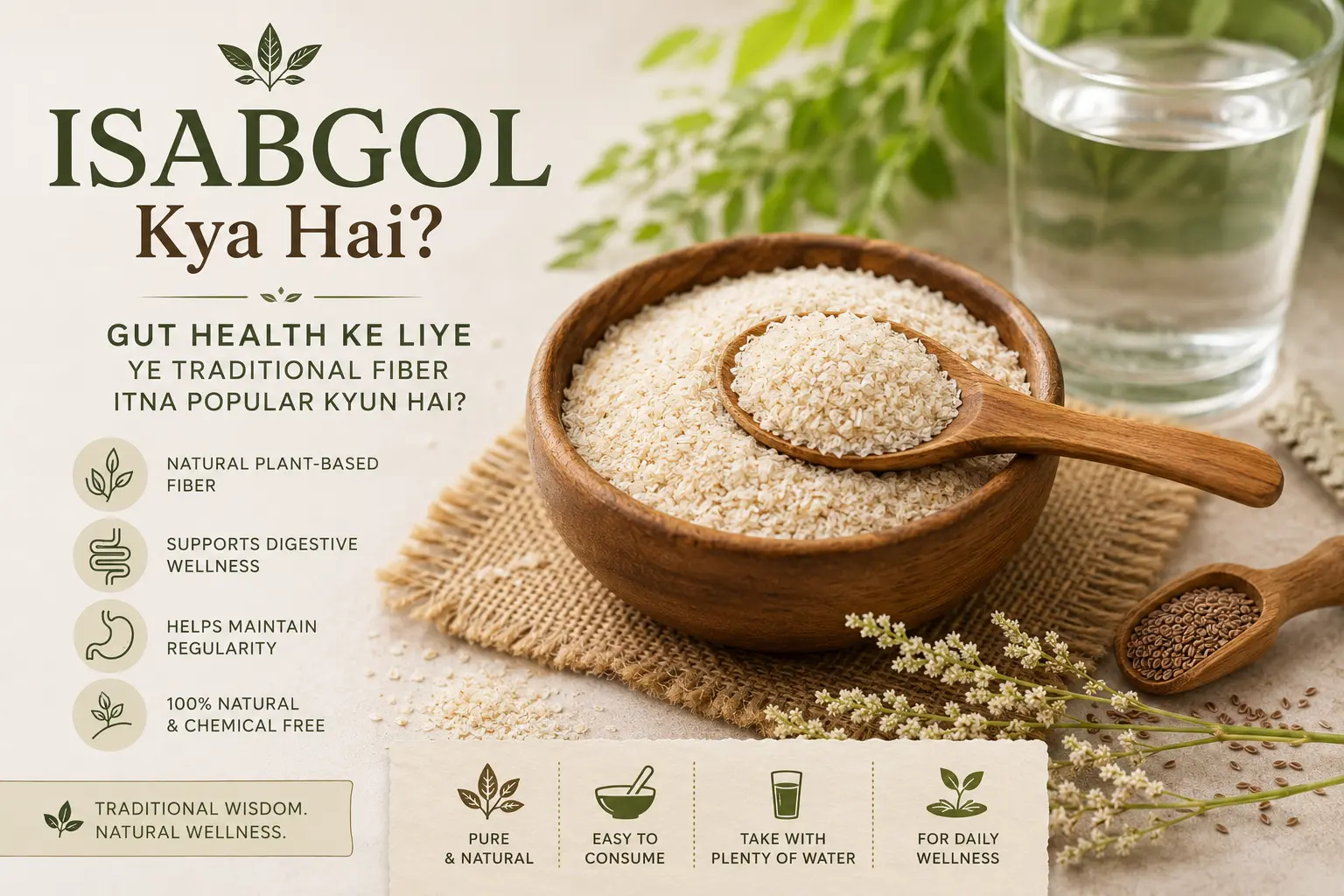 Isabgol Kya Hai? Gut Health Ke Liye Ye Traditional Fiber Itna Popular Kyun Hai?
