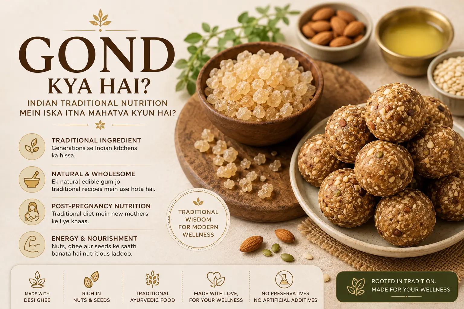 Gond Kya Hai? Indian Traditional Nutrition Mein Iska Itna Mahatva Kyun Hai?