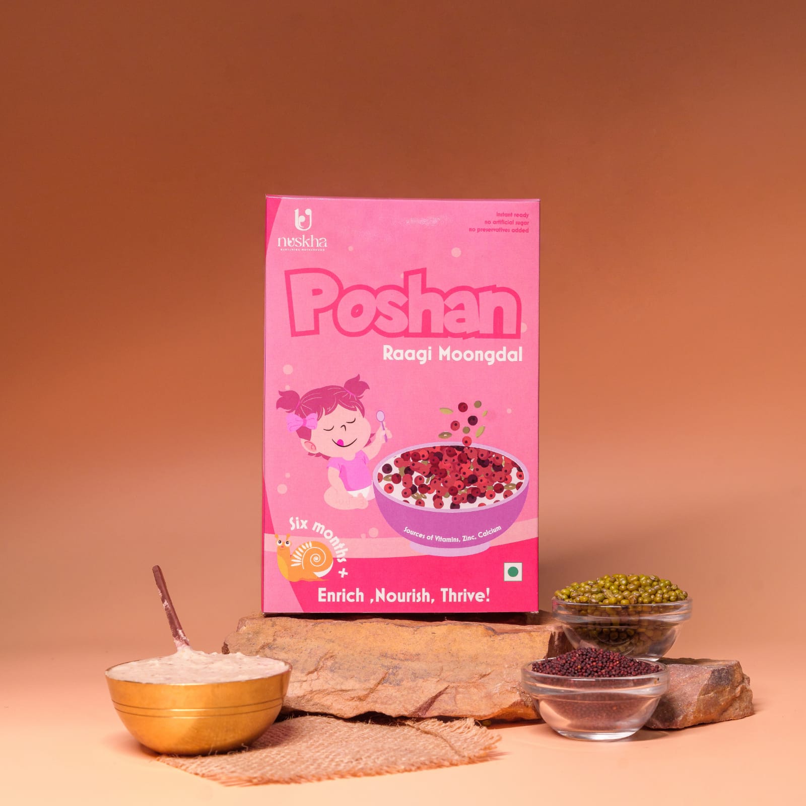 Poshan Ragi Moong Dal Almond